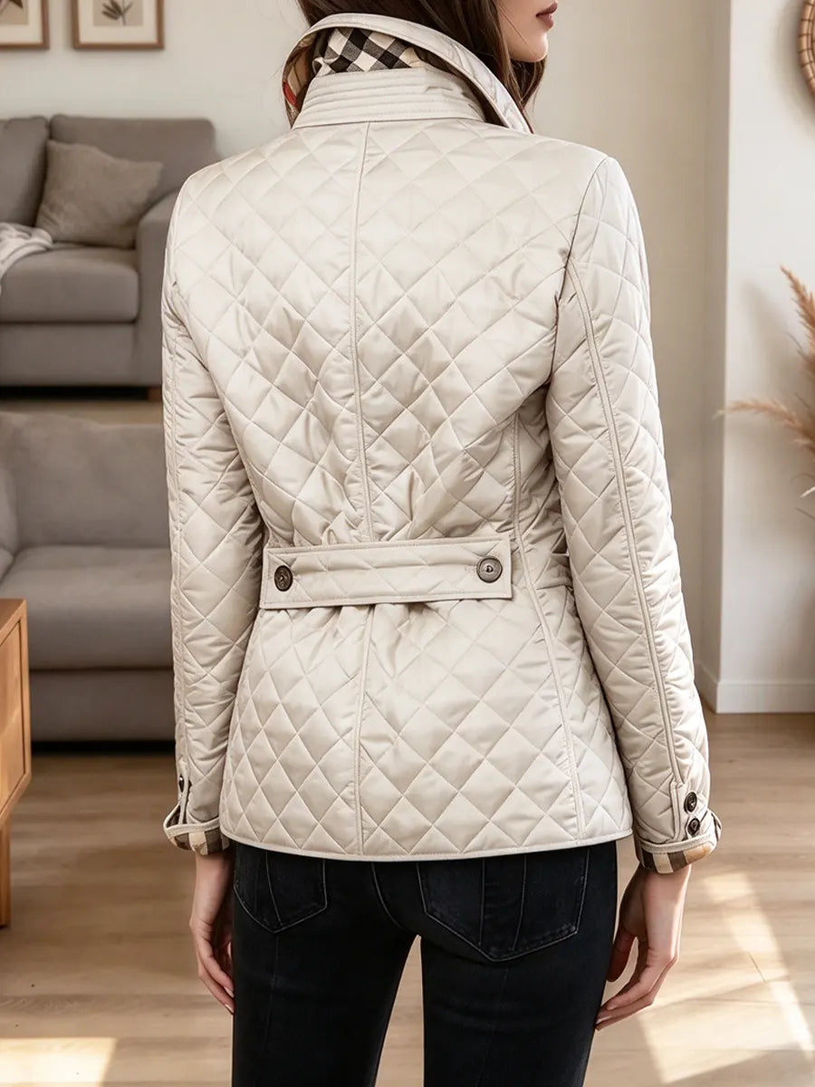 Retro Chic Stand Collar Art Casual Stylish Long Sleeve Padded Jacket